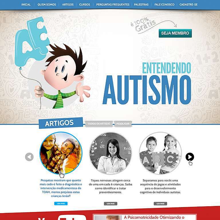 Entendendo Autismo Site Em Wordpress Ag Ncia Digital Primage